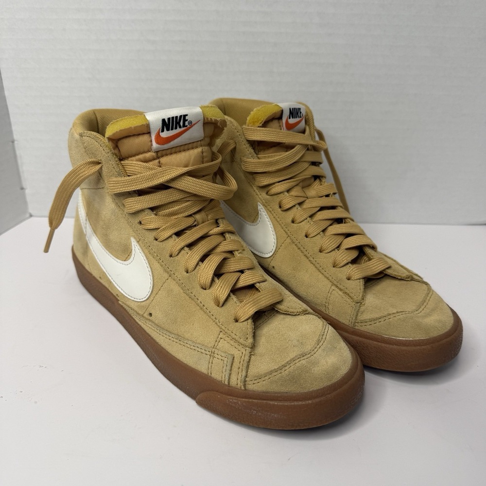 Nike Blazer 77 Mid Twine Suede Women Sneaker DB5461-700 Brown Size 8